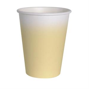 8 Cups 250 ml  Mustard Compostable