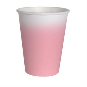 8 Cups 250 ml  Fuchsia Compostable