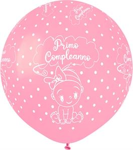 19 Primo Compleanno Perl Rose Busta 25pz