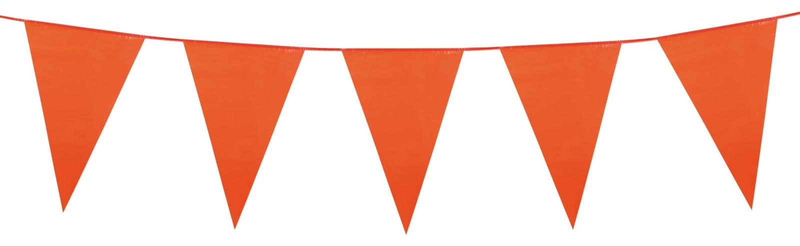 Filare bandierine triangolari giganti arancioni 46 x 3